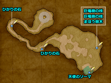 ドラクエ11 PS4「サマディー地方・南の高台」の地図／マップ