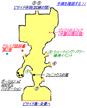 FF10(HD) ビサイド村・全景マップ