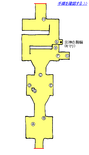 FF10(HD) キーリカ寺院：試練の間 攻略手順マップ