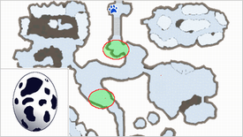 画像「ドスバギィの出現場所マップ＋タマゴの模様」