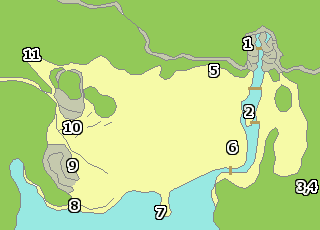 妖怪ウォッチ2 平釜平原のマップ(地図)